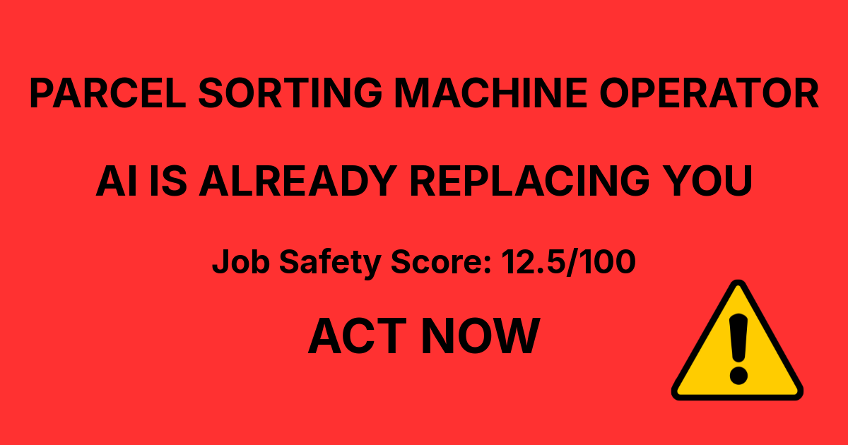Sort Operative Will AI Replace Parcel Sorting Machine Operator Jobs? | JobZone Risk