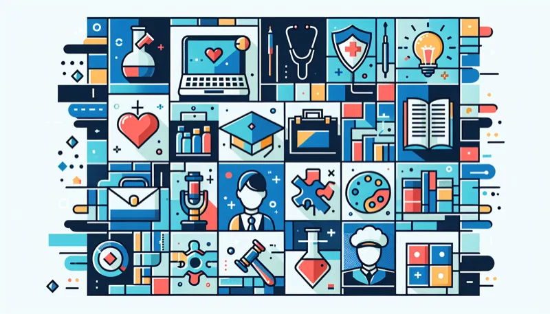 Different career fields and industries