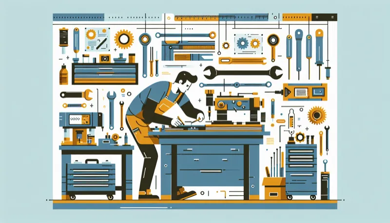 Hands-on work with tools and machines