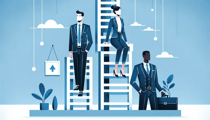 Career levels from entry to senior