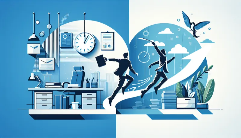 Job stability versus embracing change